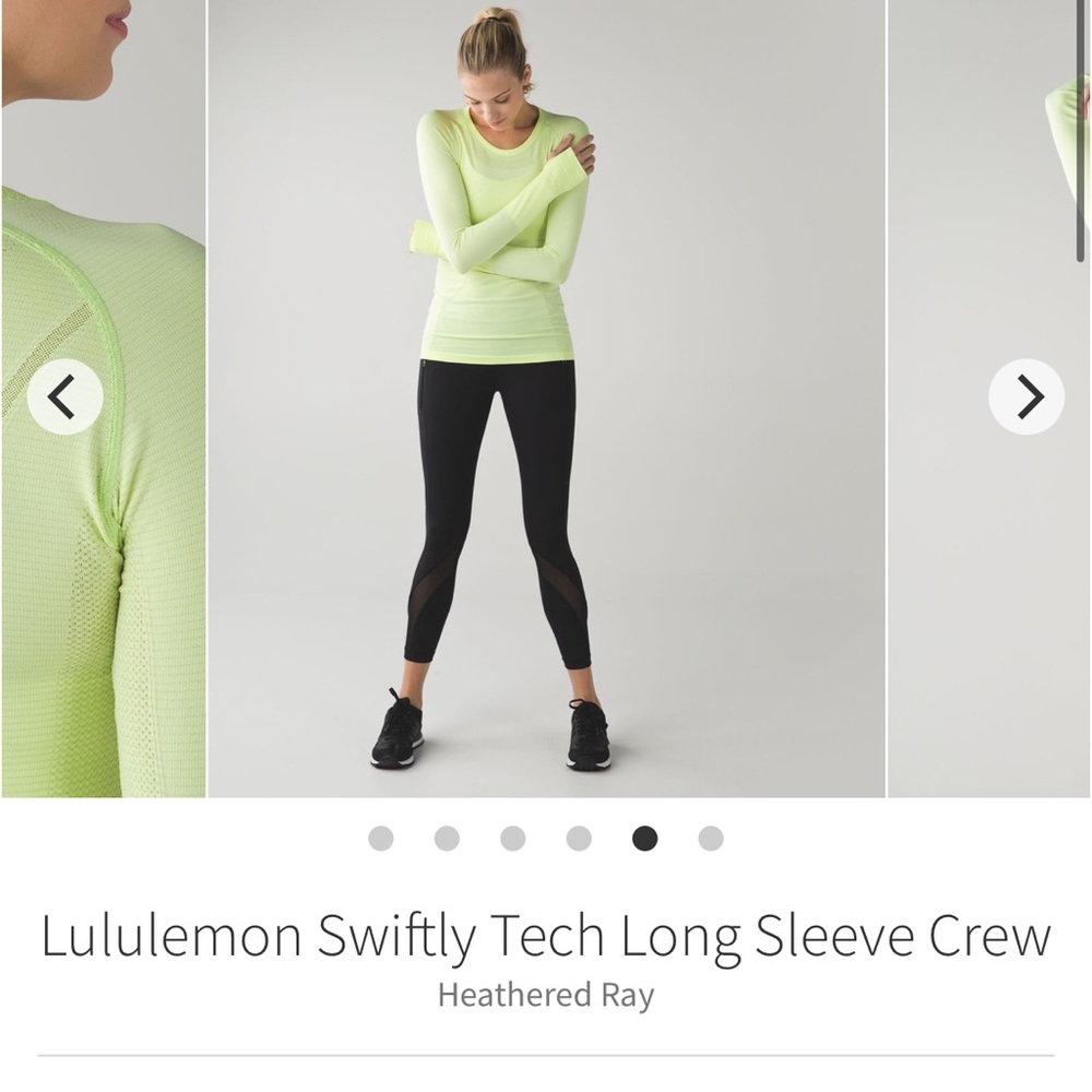 lululemon athletica Swiftly Tech Long Sleeve Crew - Picture 5 of 7